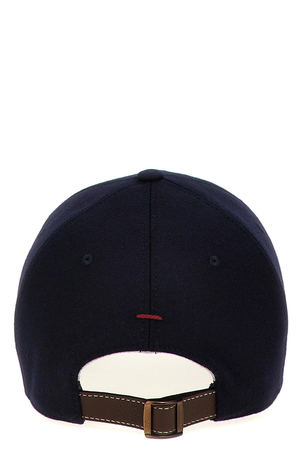 Brunello Cucinelli Men Logo Embroidery Cap - 3