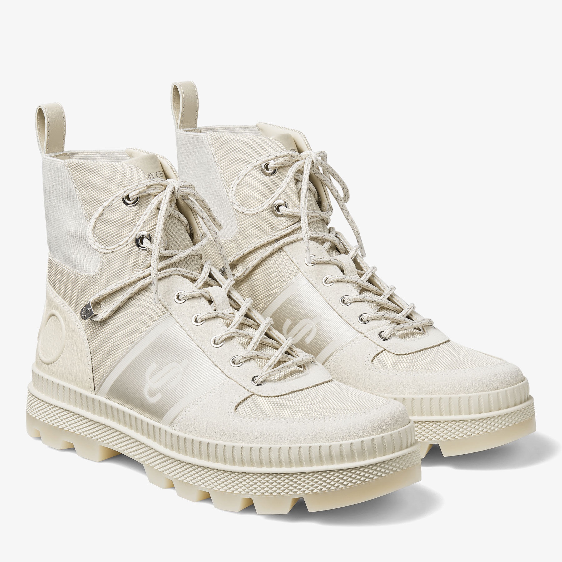 Normandy/M
Chalk Nylon and Leather Boots - 2