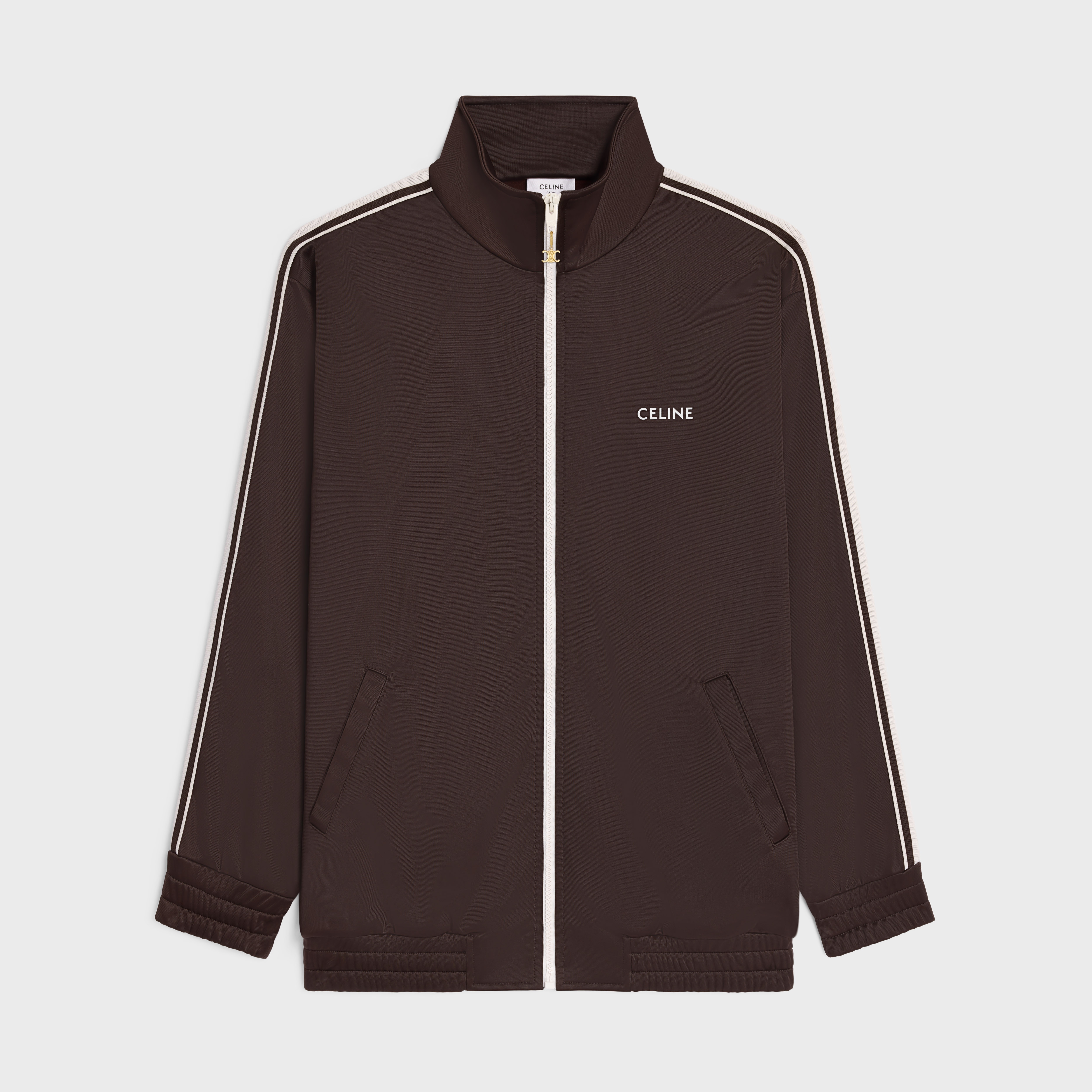 tracksuit jacket in vintage double jersey - 1