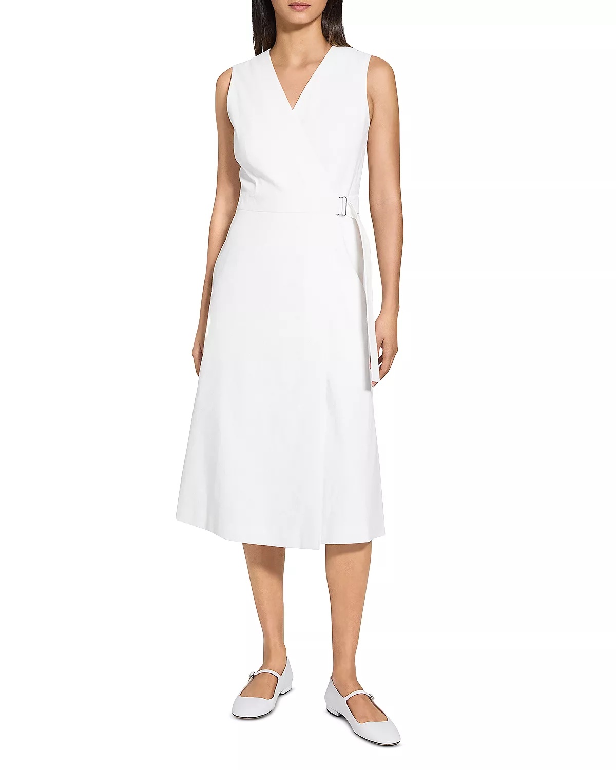Buckled Wrap Dress - 1