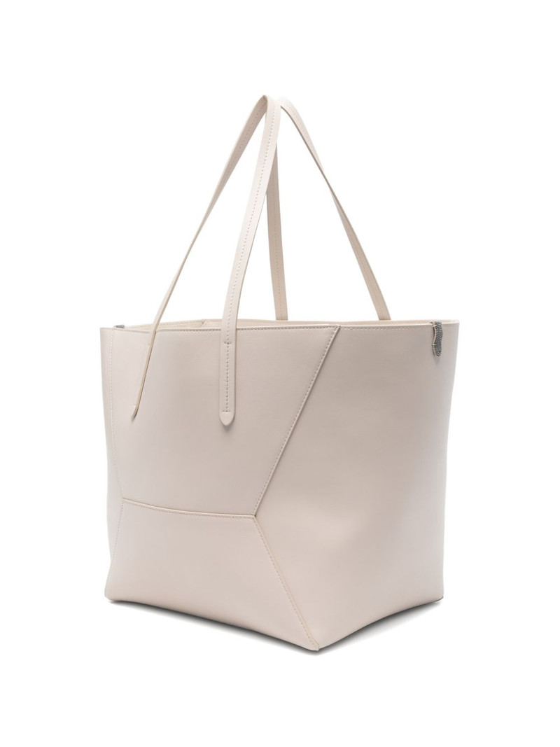 BC Duo geometric leather tote bag 3