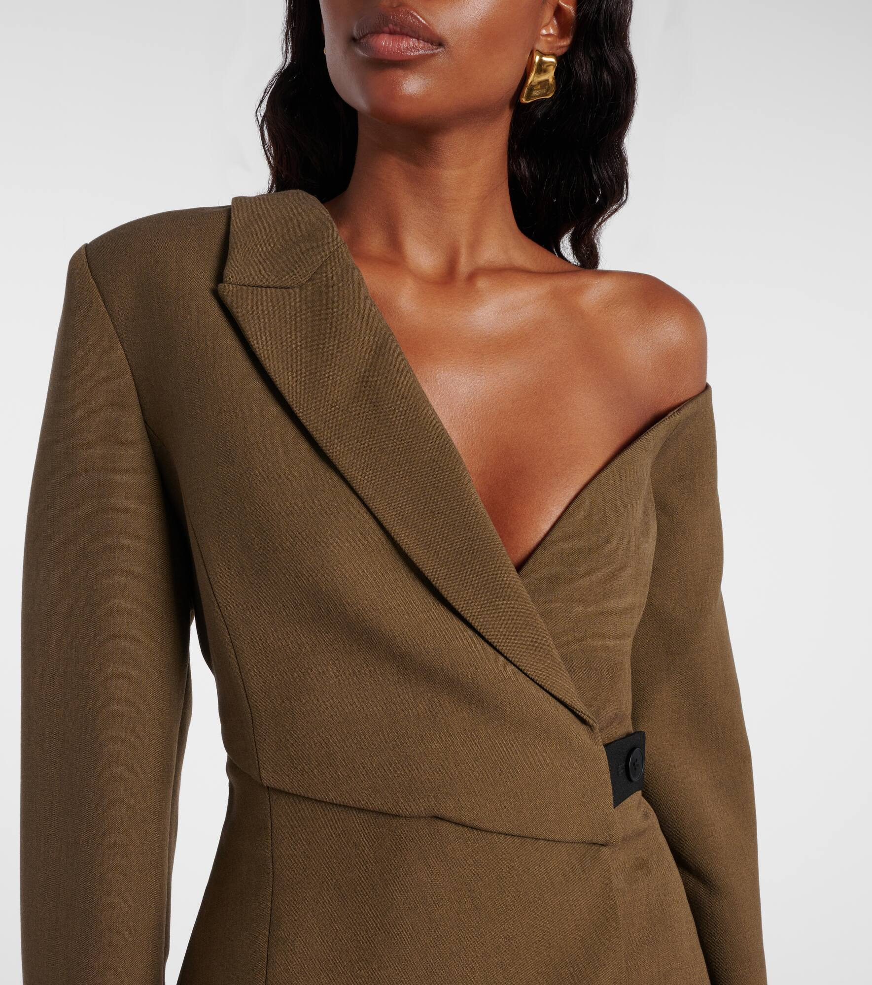 Sartoria asymmetric minidress - 4