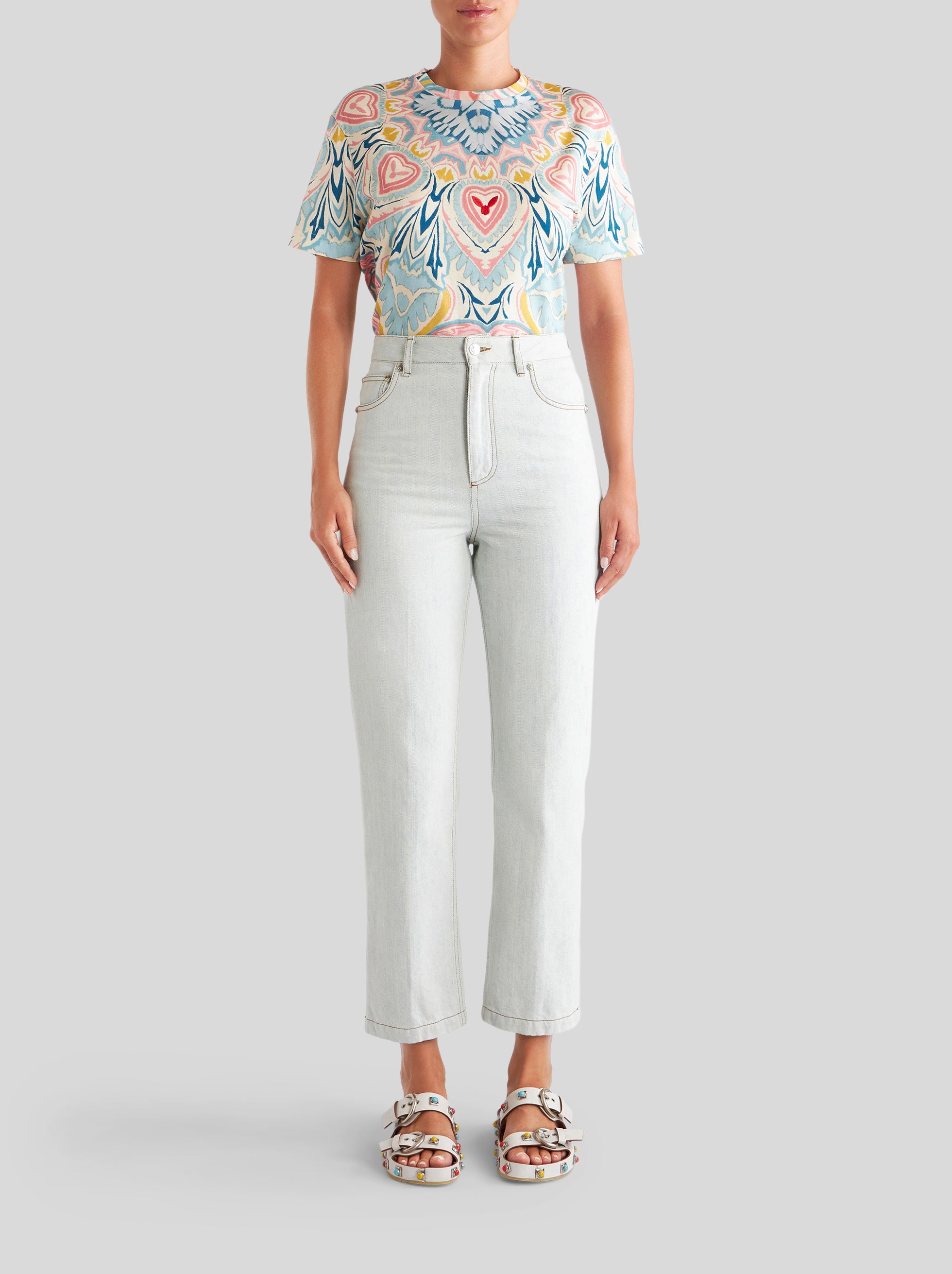 JEANS WITH CROWN ME STUDS - 3