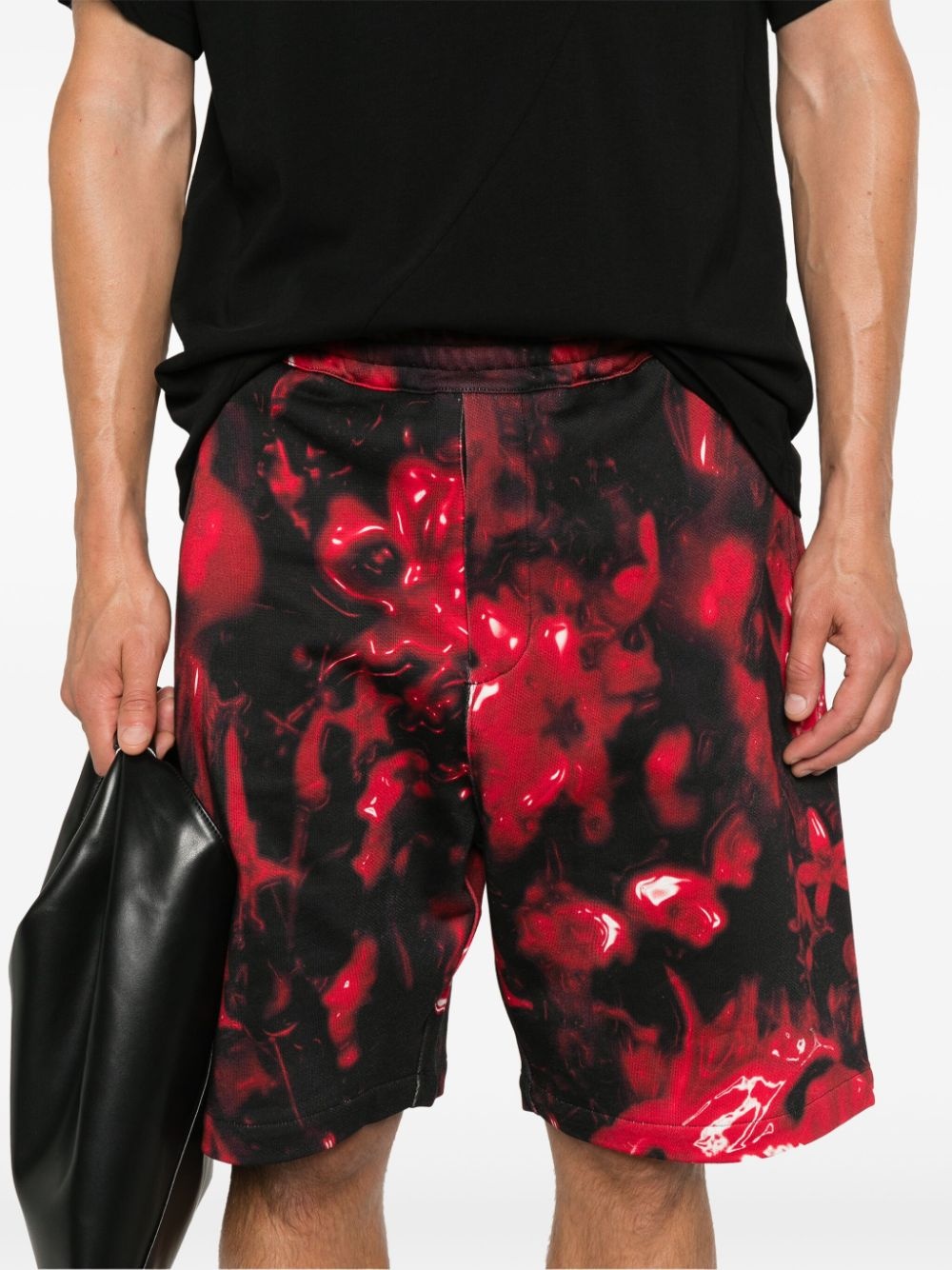 Wax Flower track shorts - 5