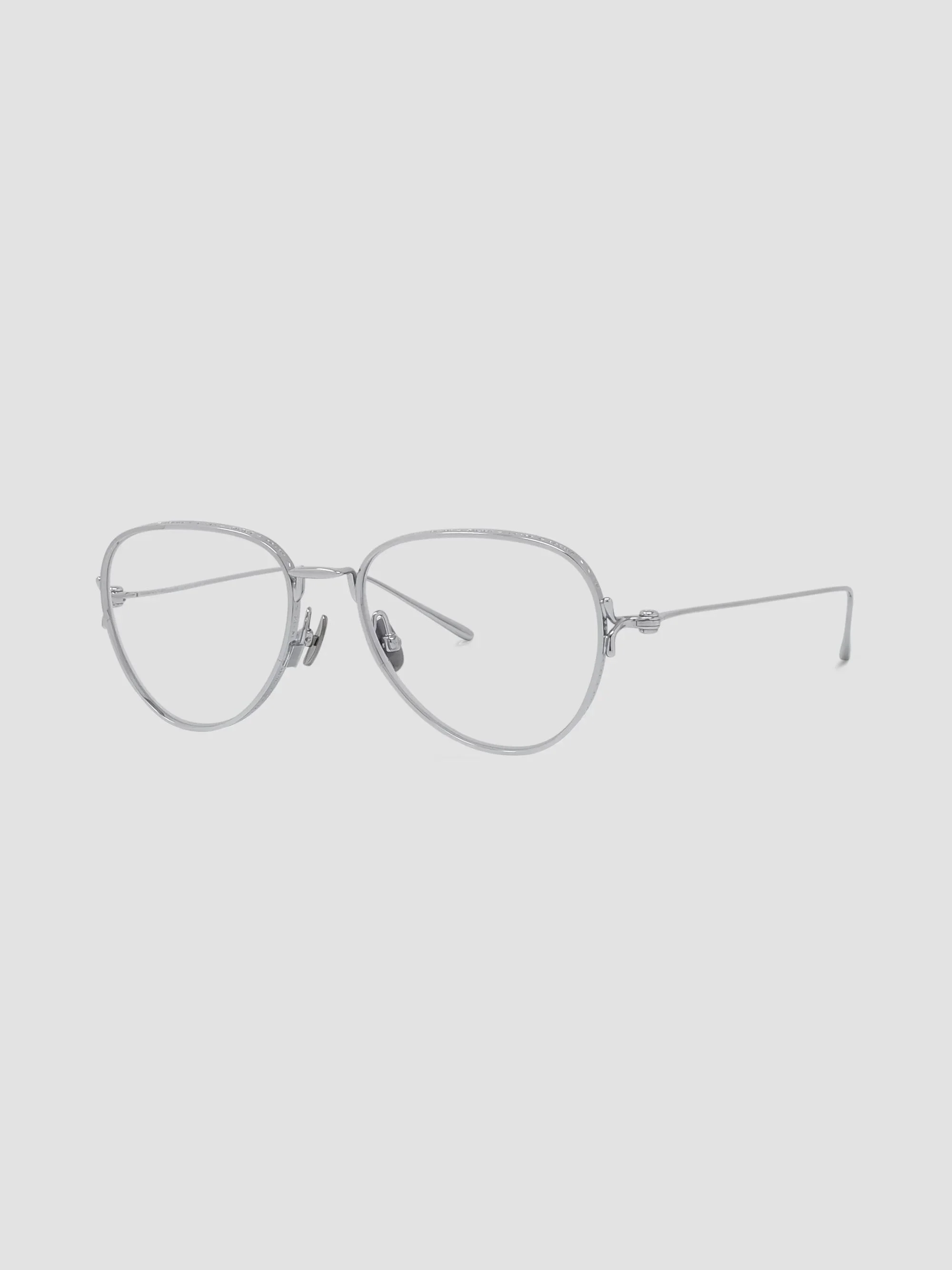 Men's x Matsuda 52MM Pilot Optical Eyeglasses - Silver - 1
