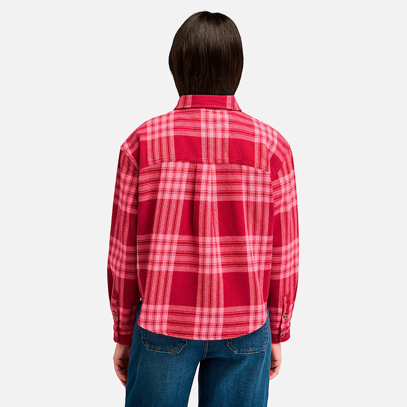 Women's Midweight Flannel Pocket Shirt 8