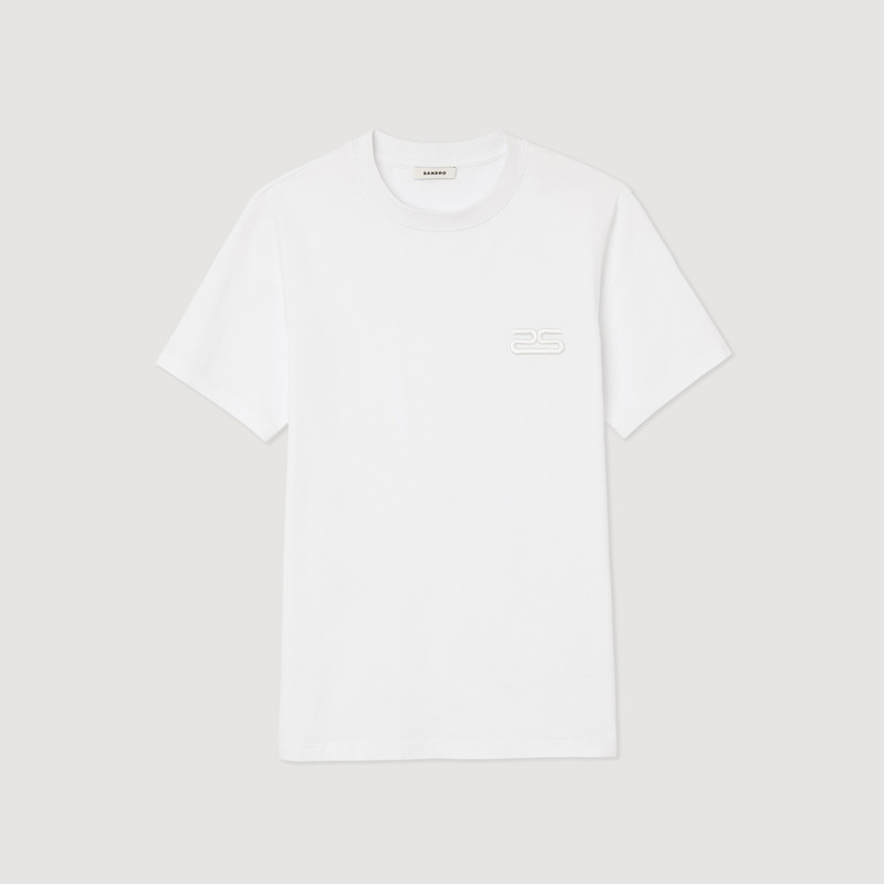 Organic cotton T-shirt with embroidery 1