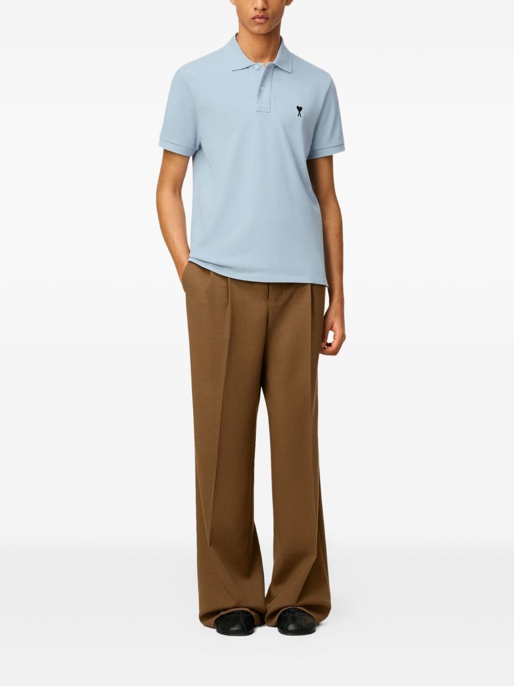 Ami de Coeur-embroidered polo shirt - 2