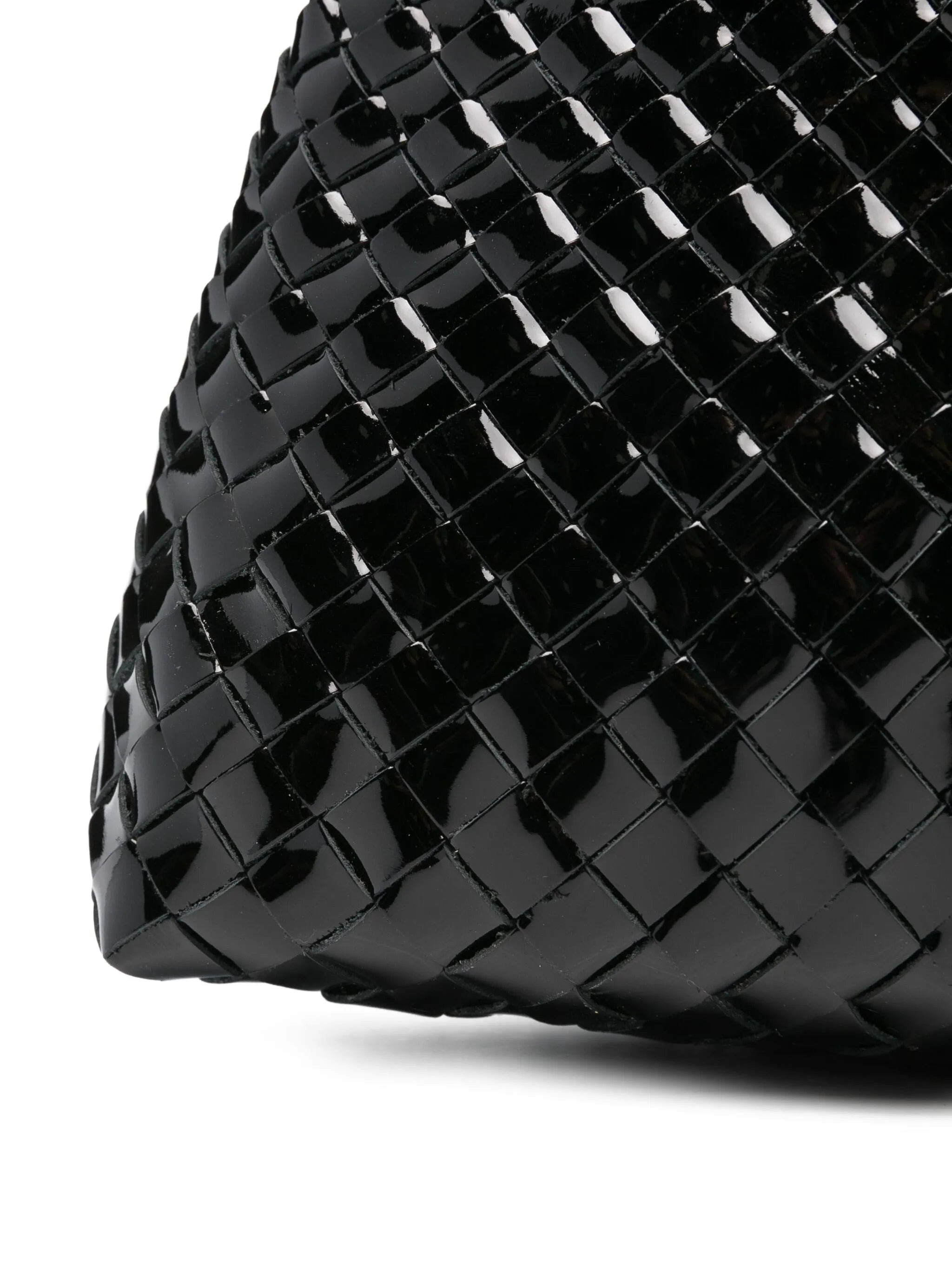 Dragon Diffusion Patent-leather Woven Tote Bag - 5