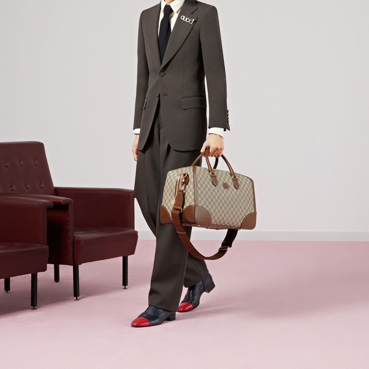 Duffle bag with Interlocking G - 3