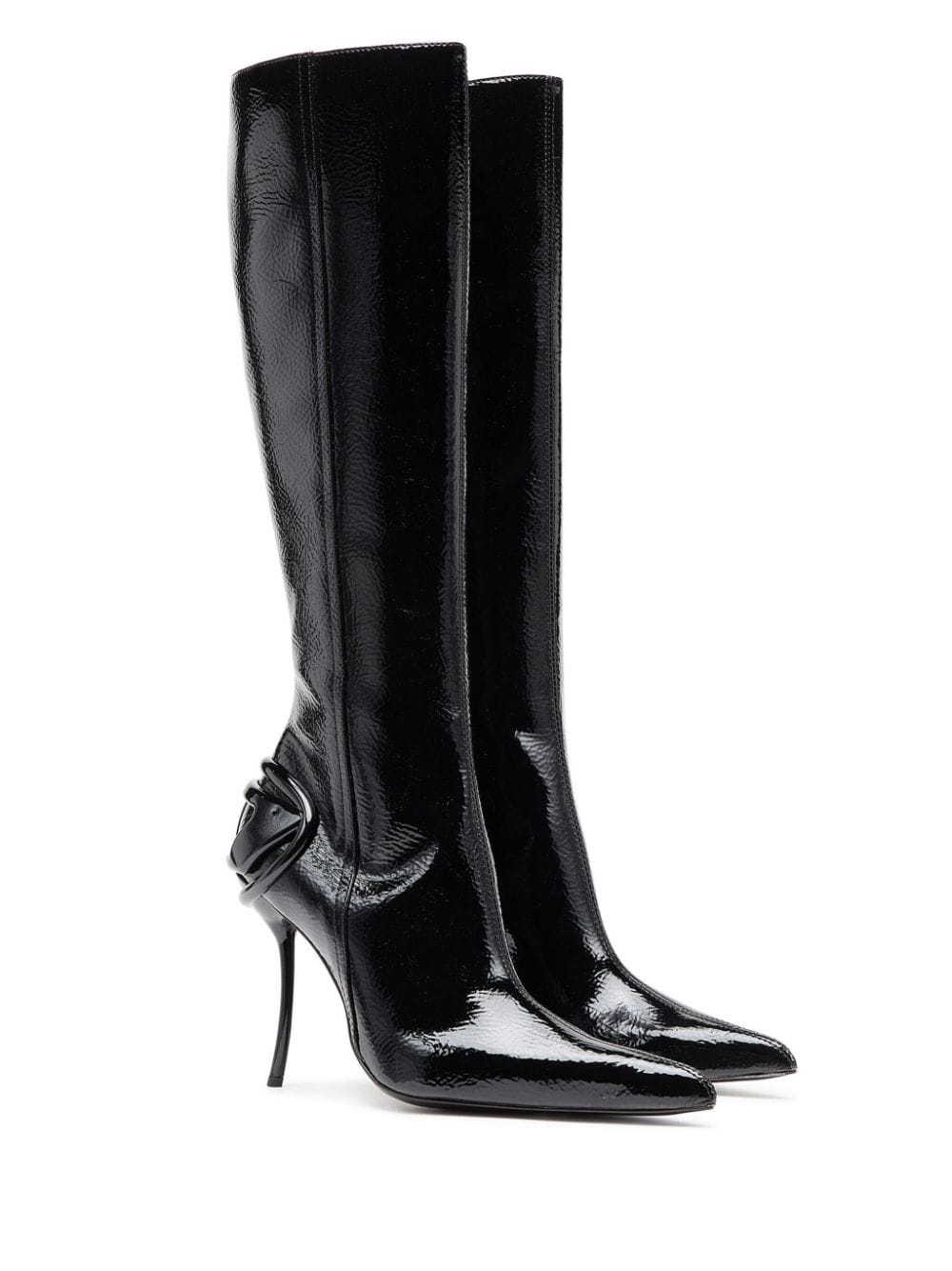 110mm Leather Boots - 2