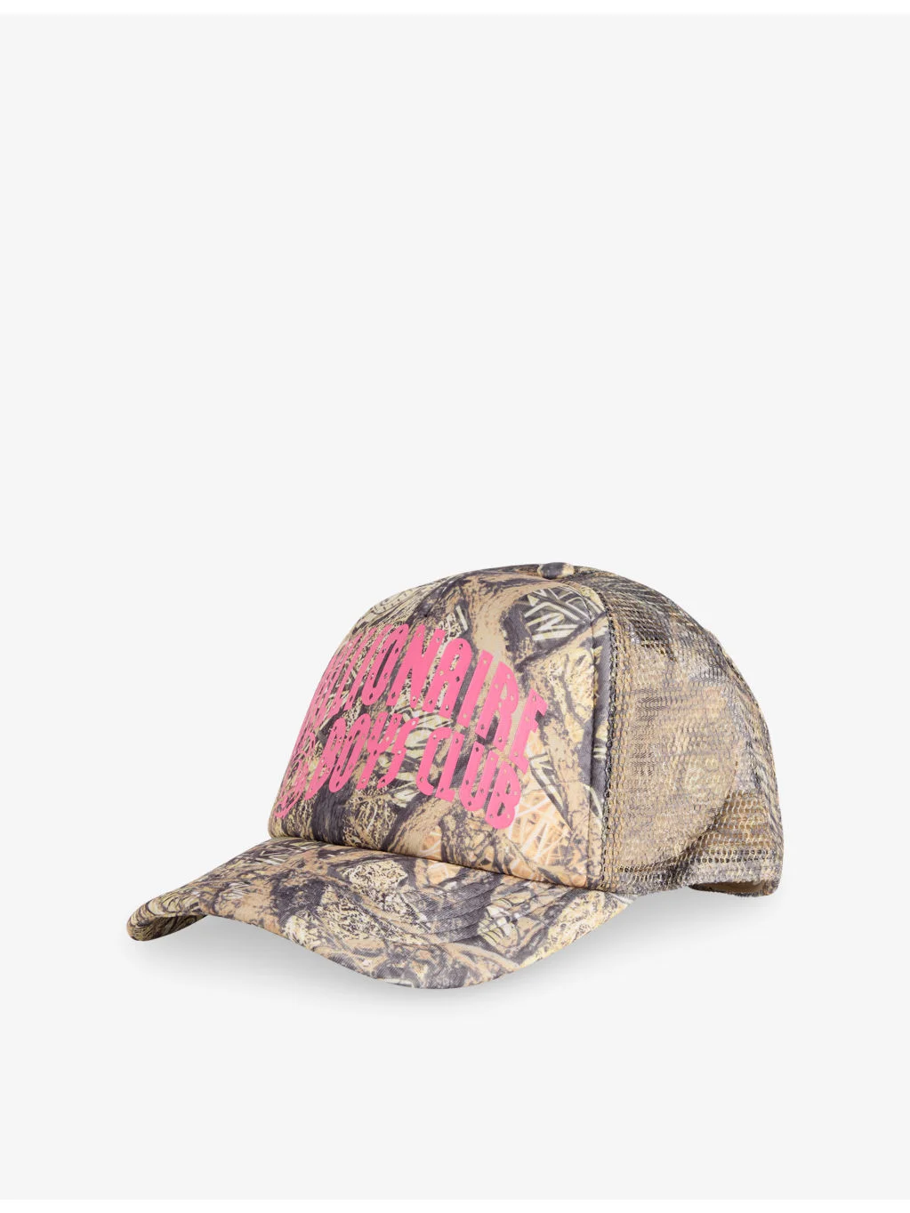 Diamonds & Dollars Tree Camo Arch-Logo Mesh Trucker Cap - 1