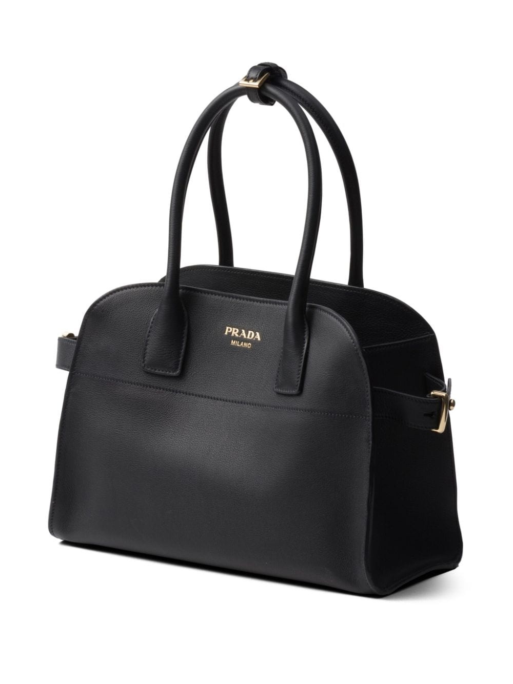 logo-lettering leather tote bag - 3