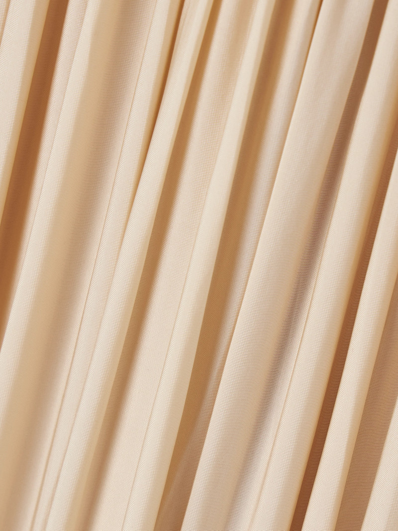 Ruched Stretch-jersey And Lace Maxi Dress 4