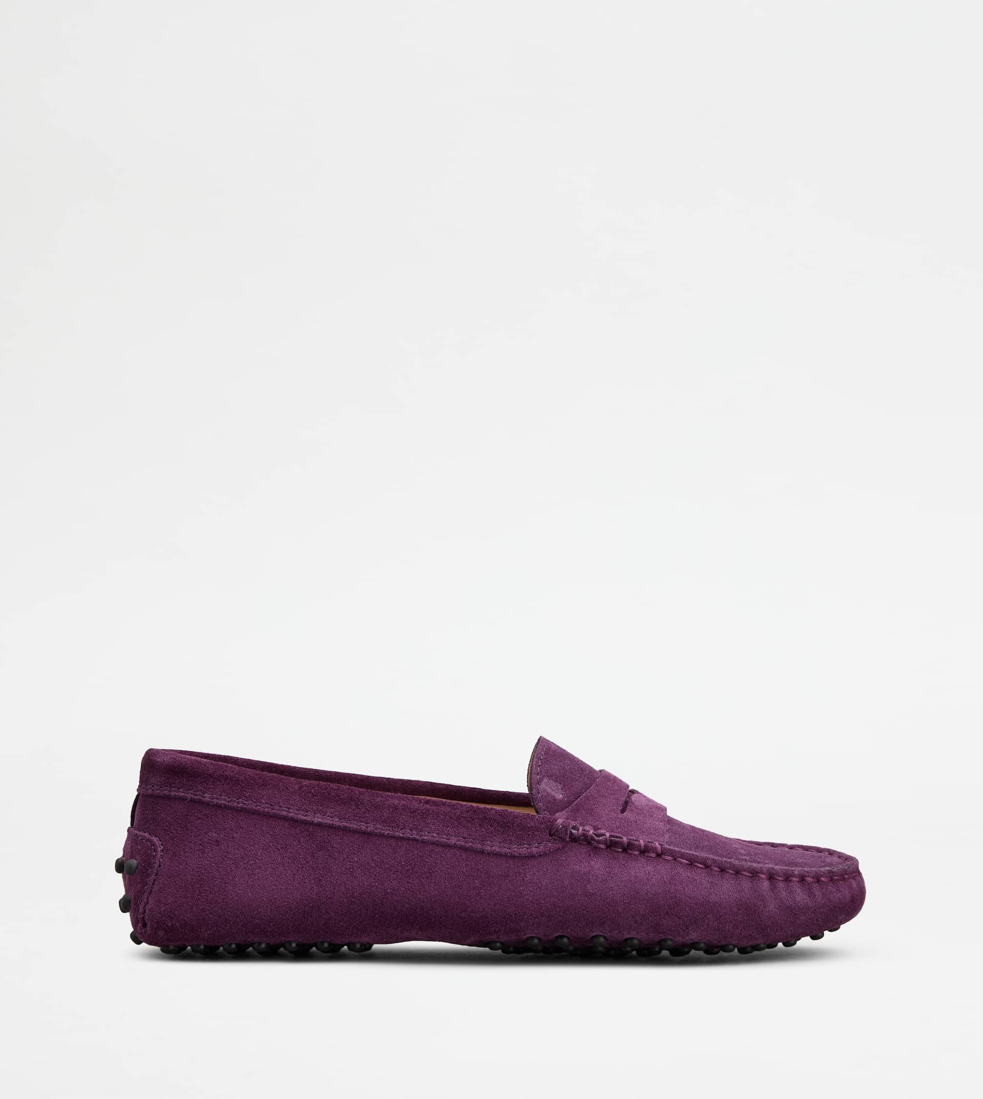 GOMMINO DRIVING SHOES IN SUEDE - VIOLET - 1