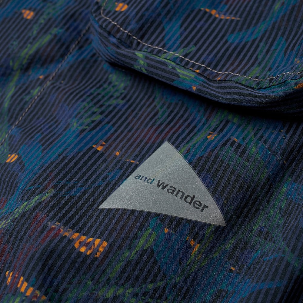 And Wander Printed Dry Seersucker Shirt - 3