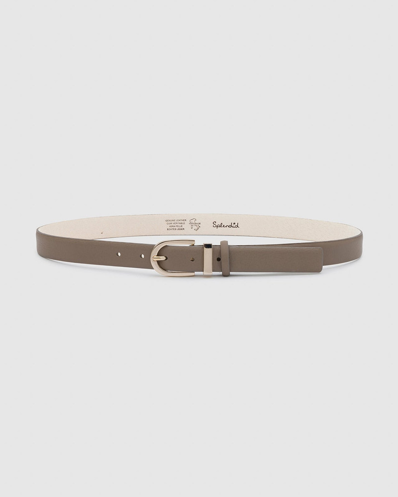 Splendid Skinny Leather Belt outlook