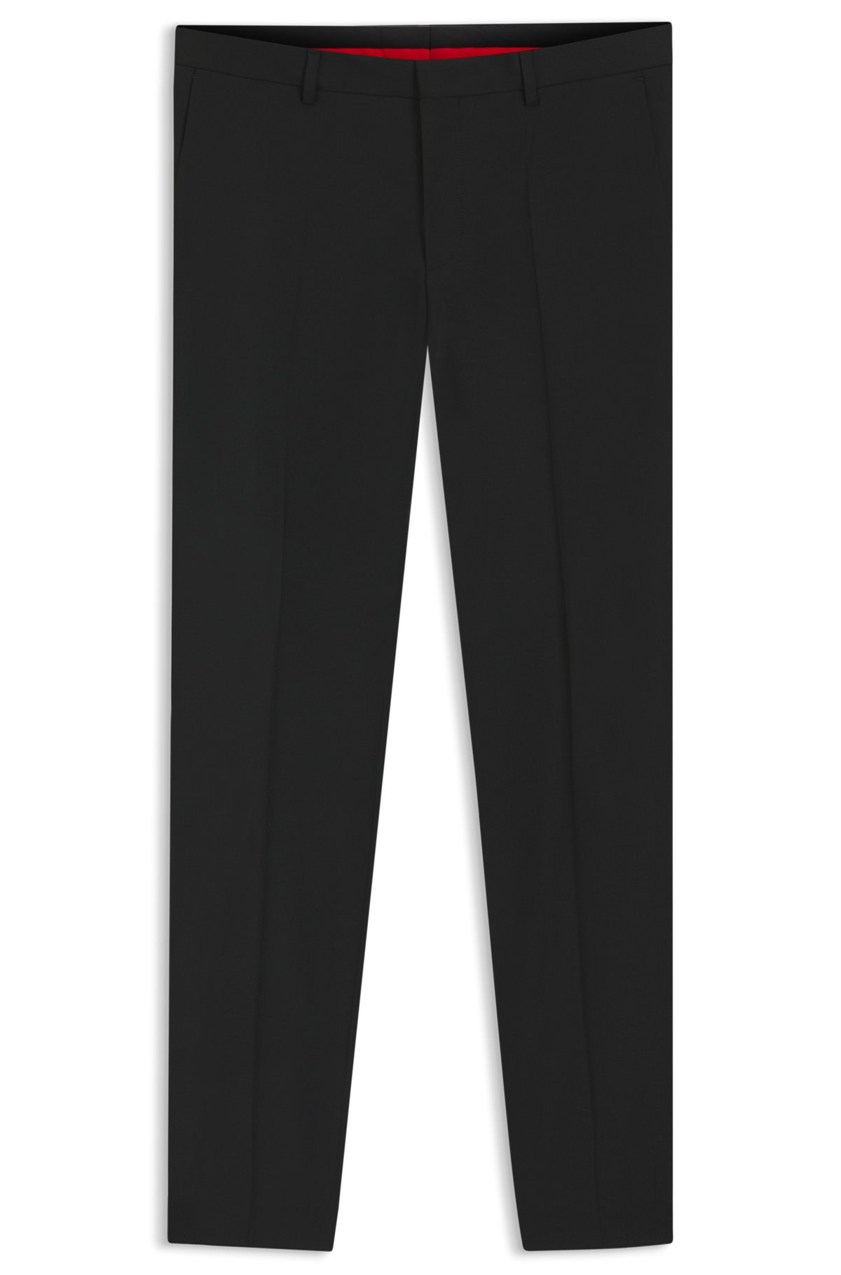 SLIM-FIT TROUSERS IN PERFORMANCE-STRETCH WOOL - 1