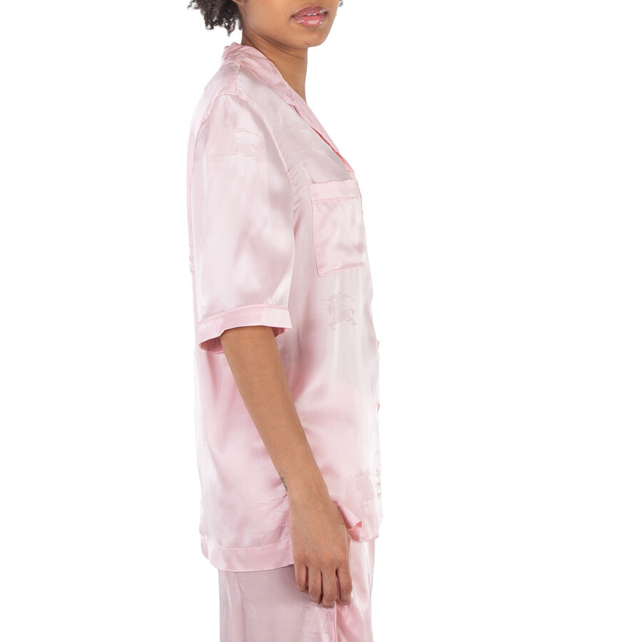 Burberry Ekd Jacquard Silk Pyjama Shirt - 4