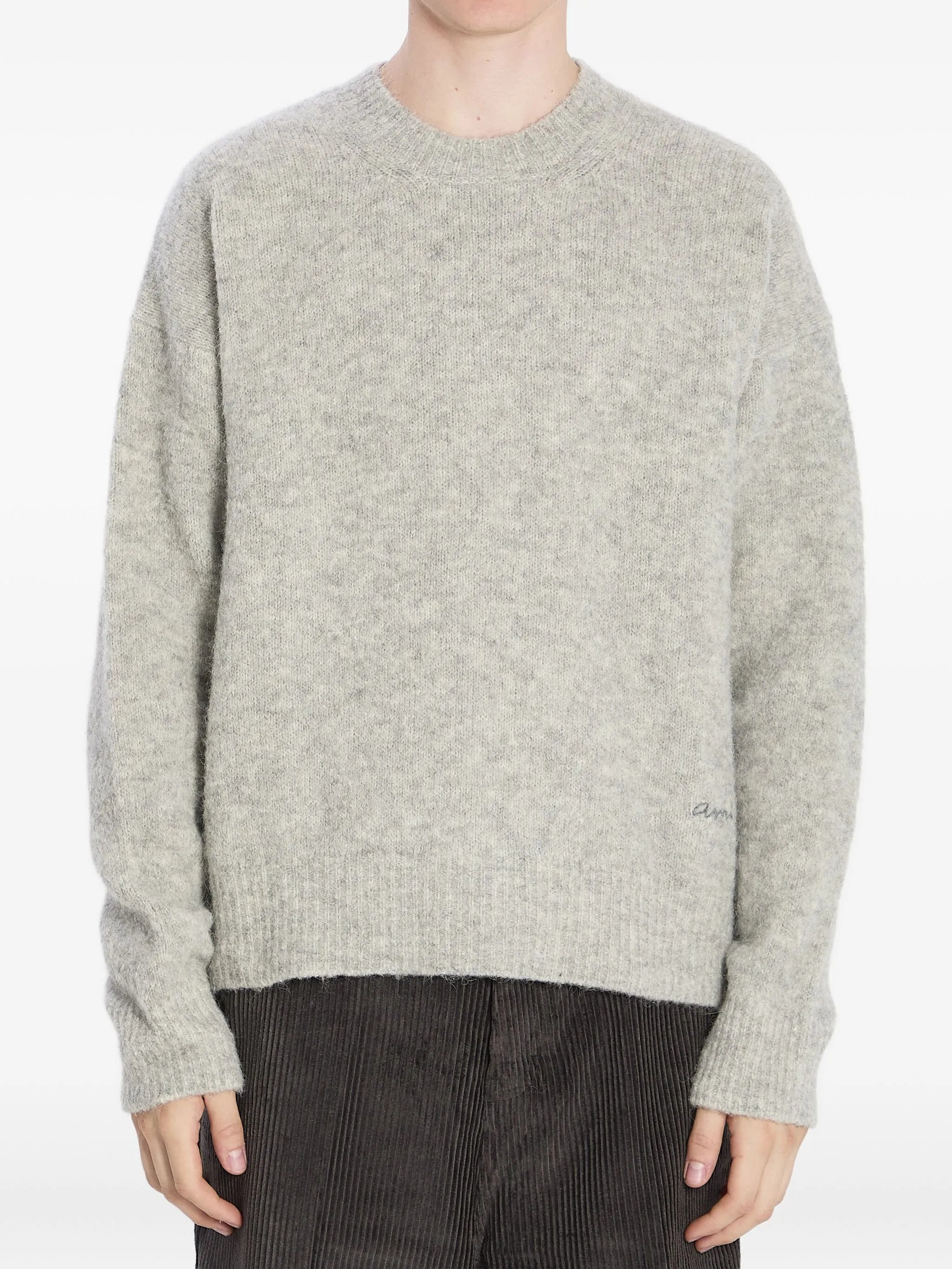 Ami Paris Ribbed Crewneck Sweater - 2