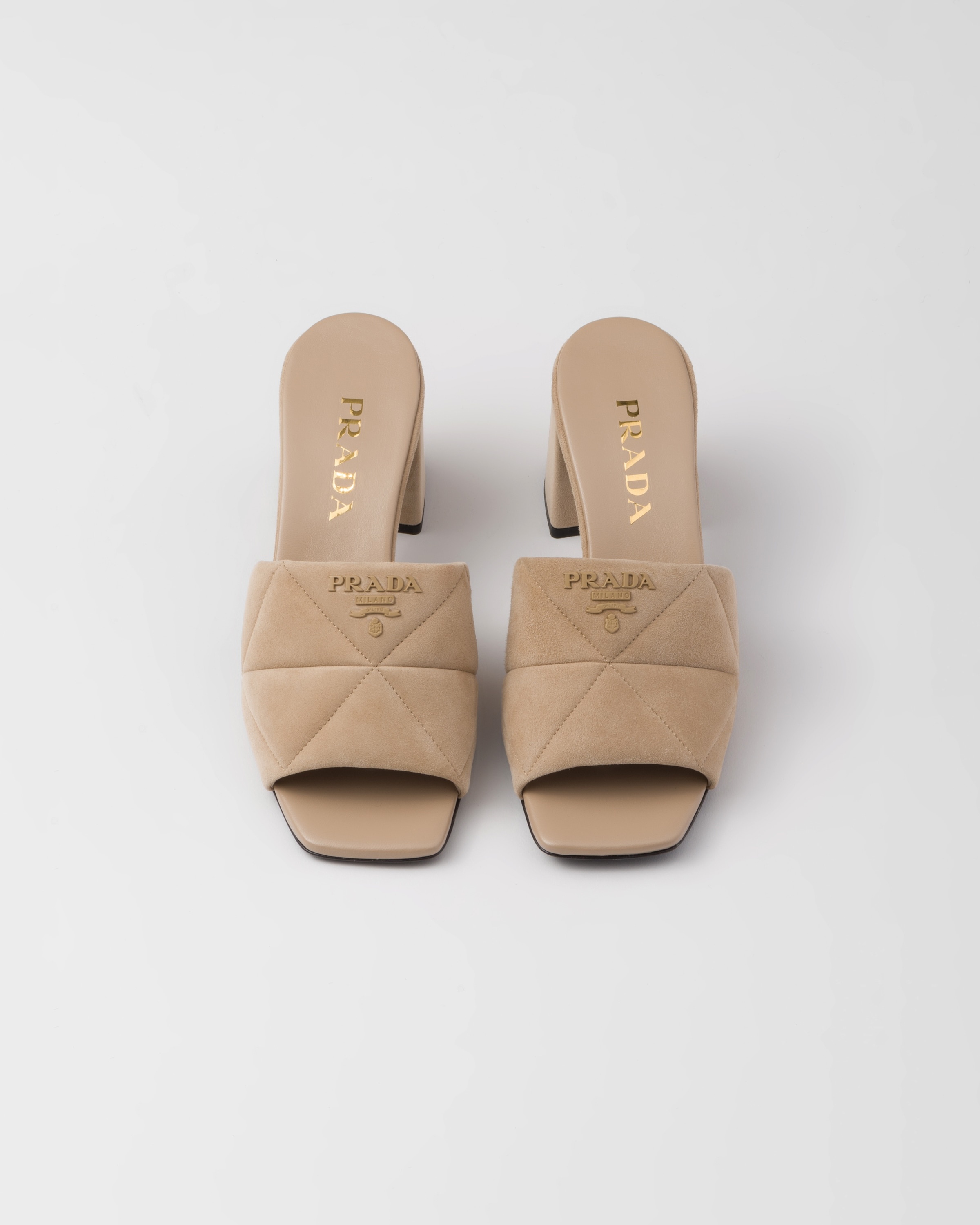 Stitched suede sandals - 3