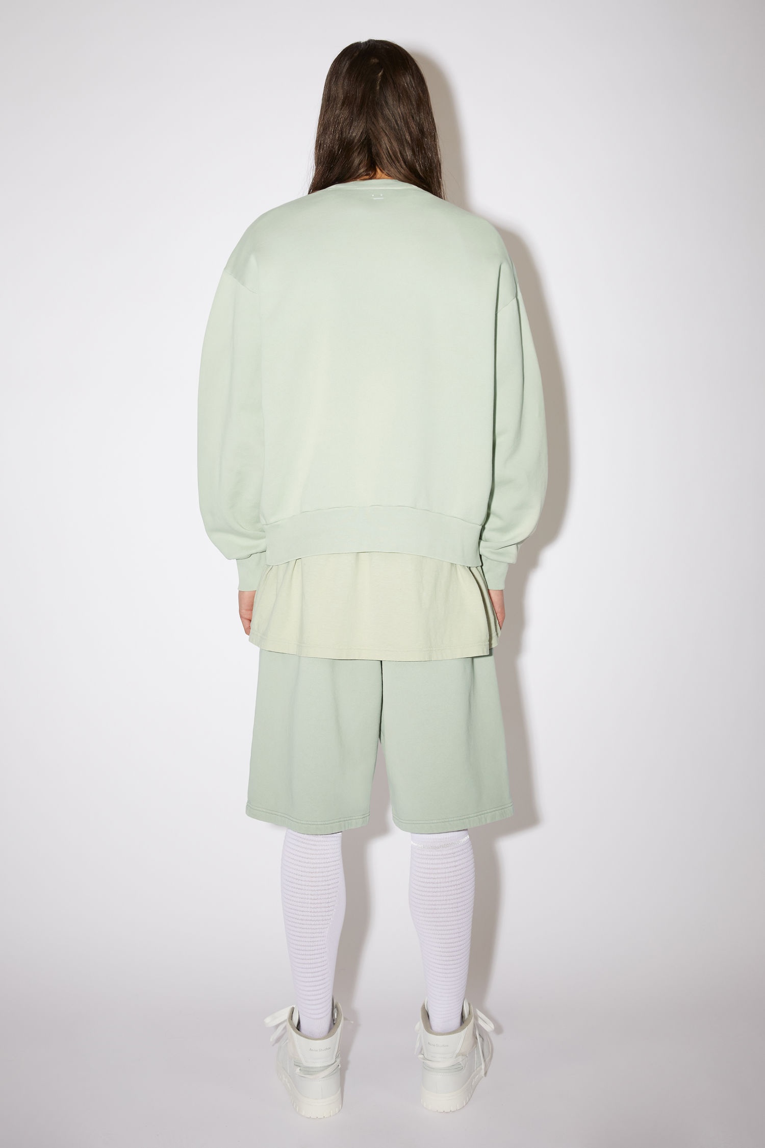 Relaxed sweatshirt - Dusty green - 3