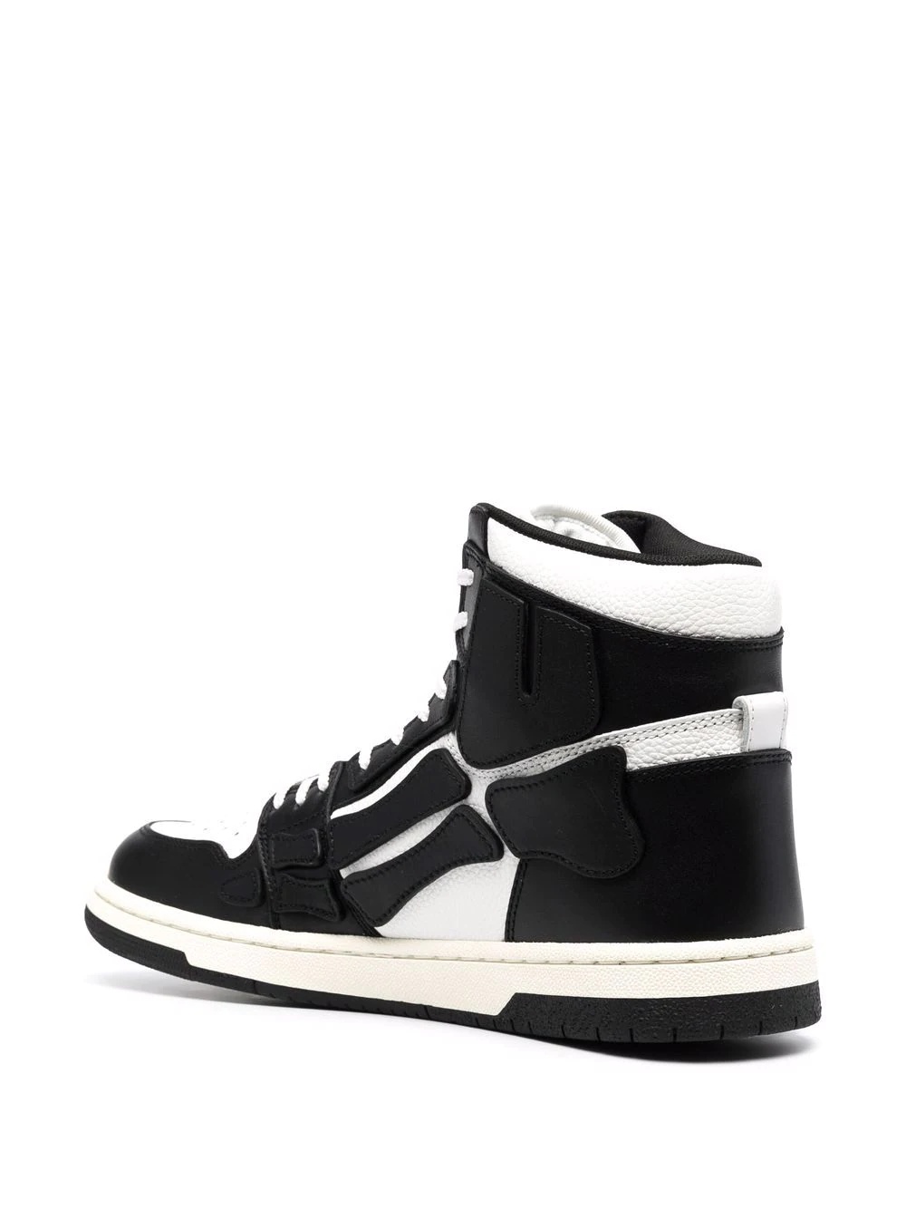 patch-detail high top sneakers - 3