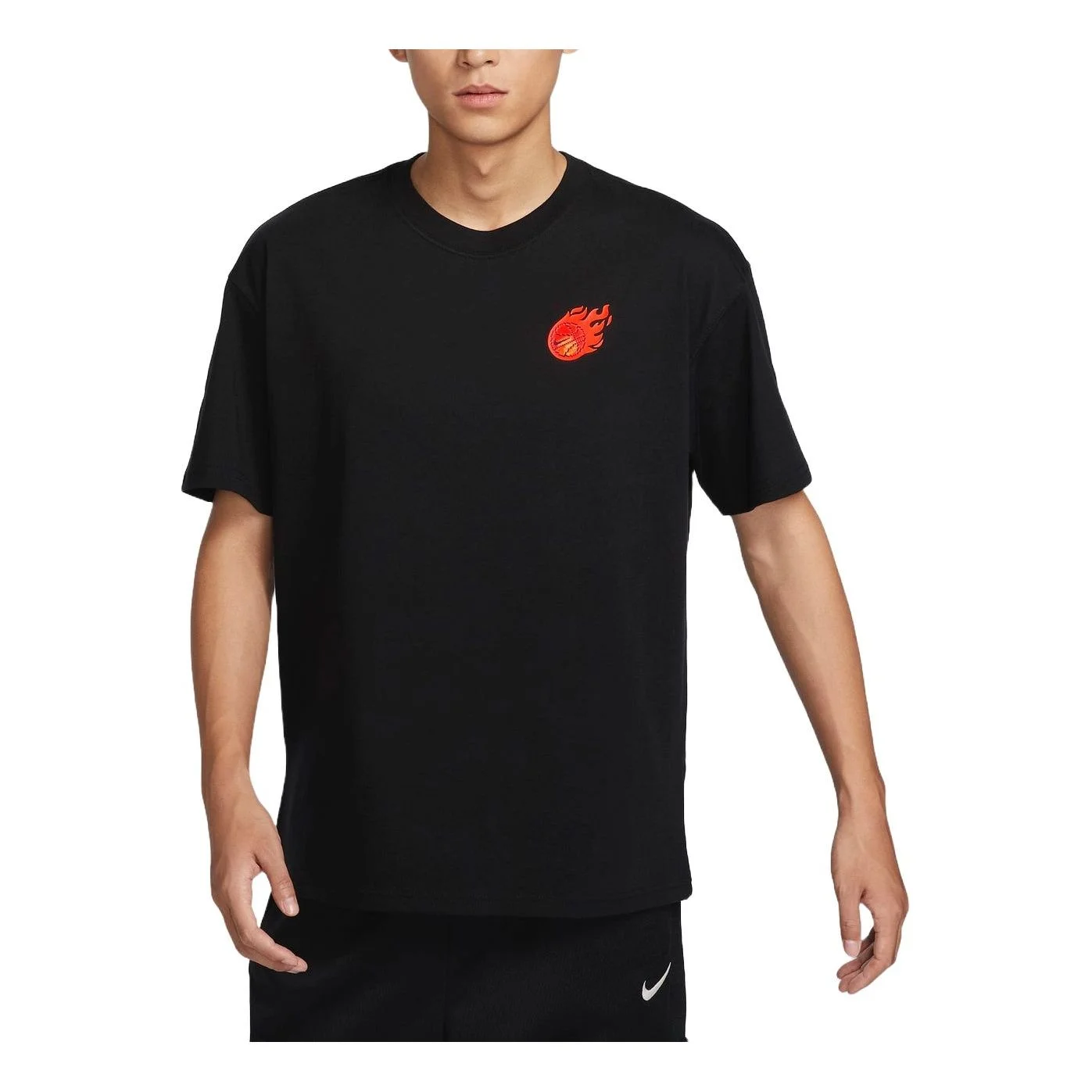 Nike Max90 Basketball T-Shirt Asia Sizing 'Black' FZ8082-010 - 1