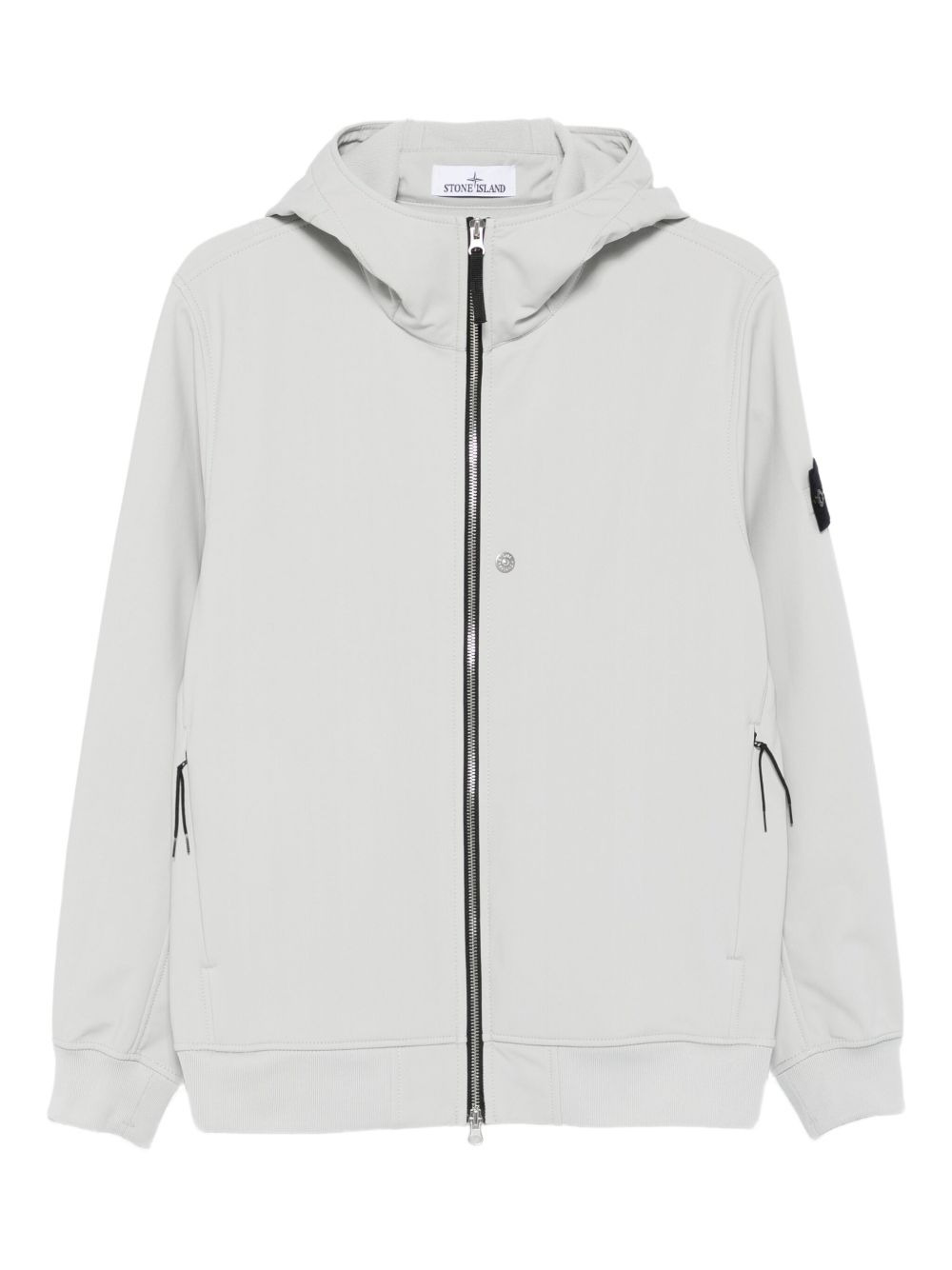 Q100004 hooded zip-front jacket - 1