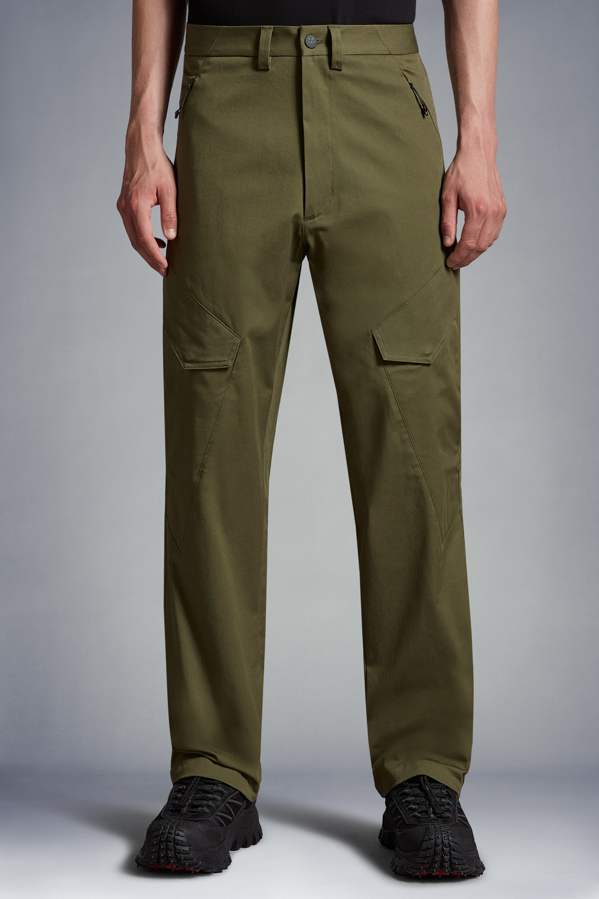 Gabardine Cargo Pants - 3