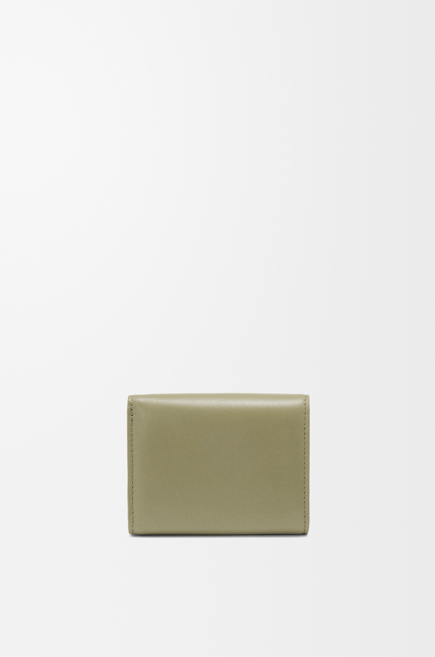 Puffer Anagram trifold wallet in shiny nappa calfskin - 5