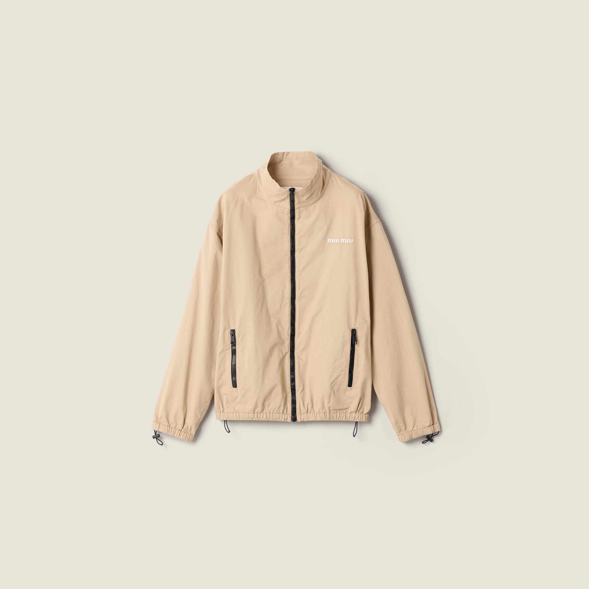Washed gabardine blouson jacket - 1