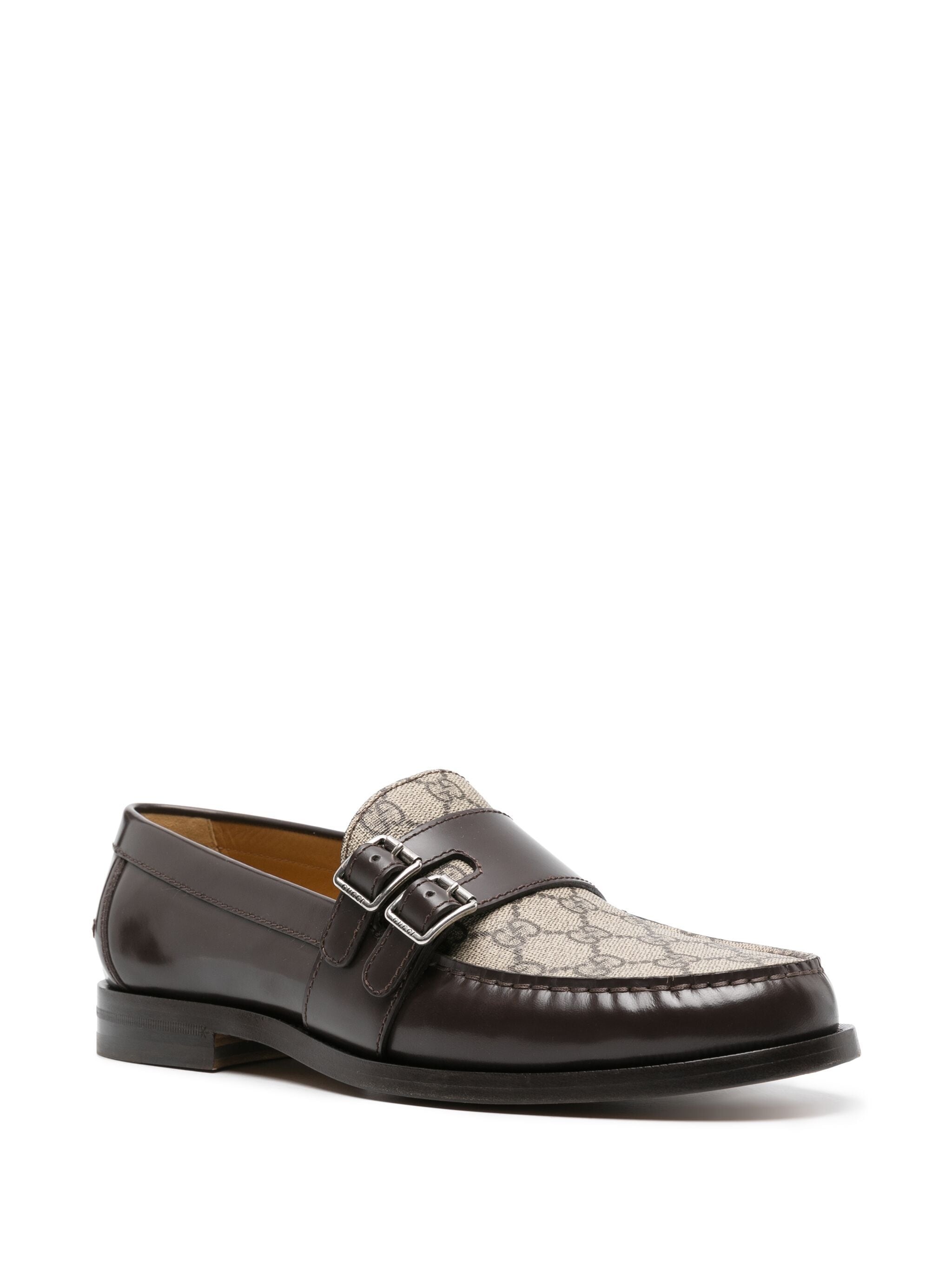 GG Supreme leather loafers - 2