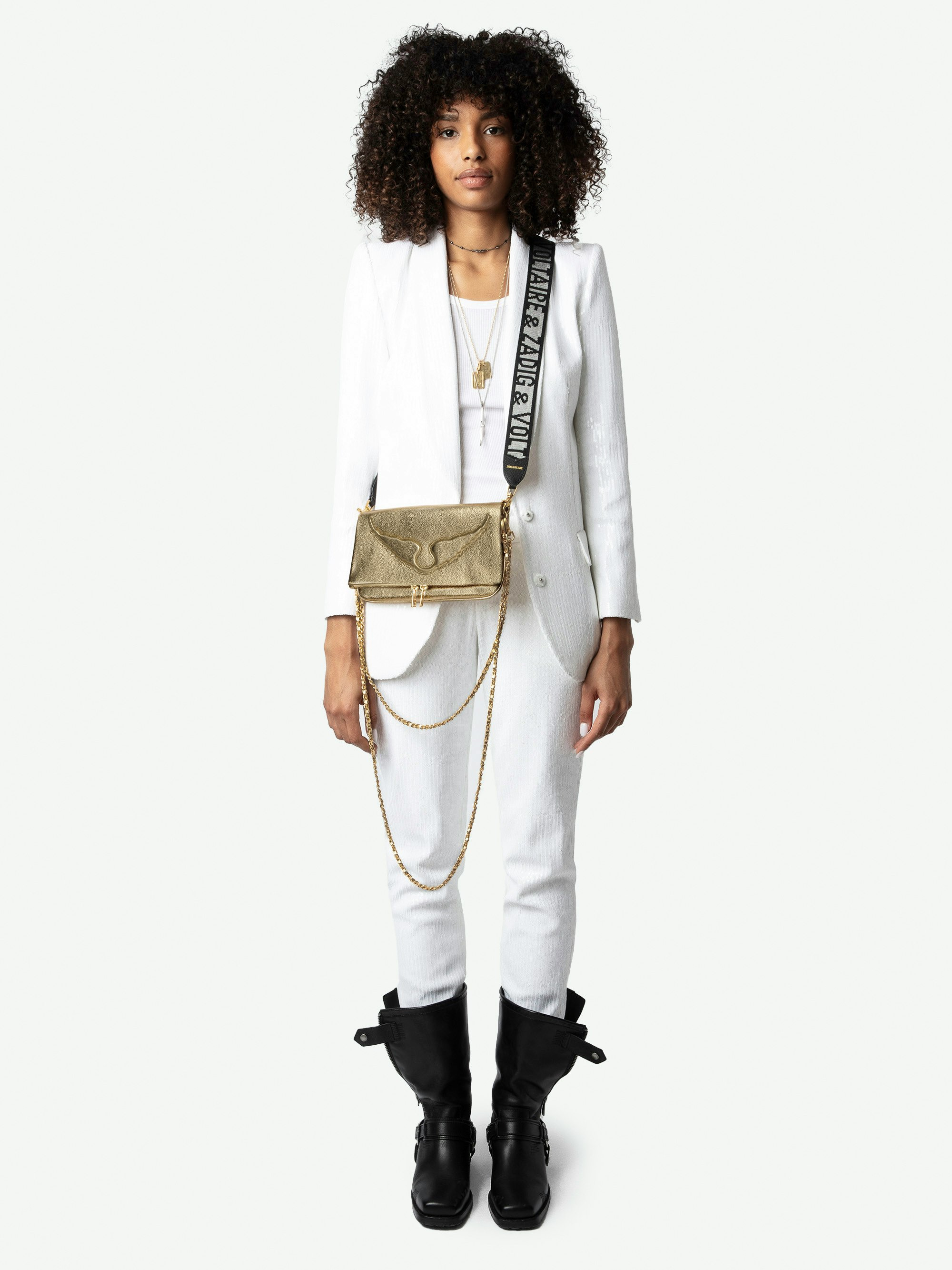 Zadig Glitter Shoulder Strap - 3