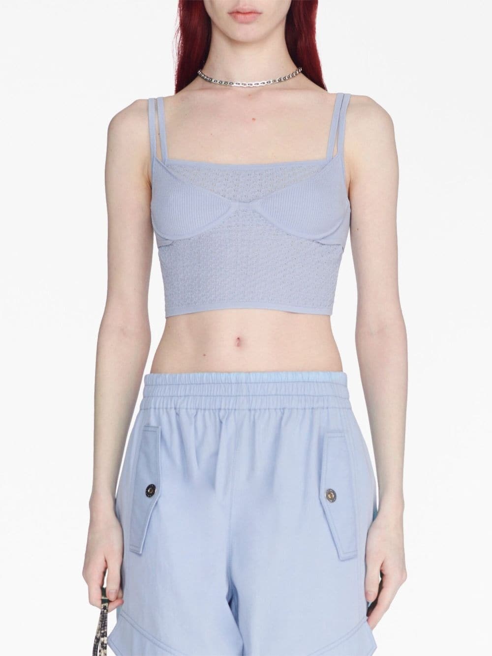 Serpent-lace bralette top - 5