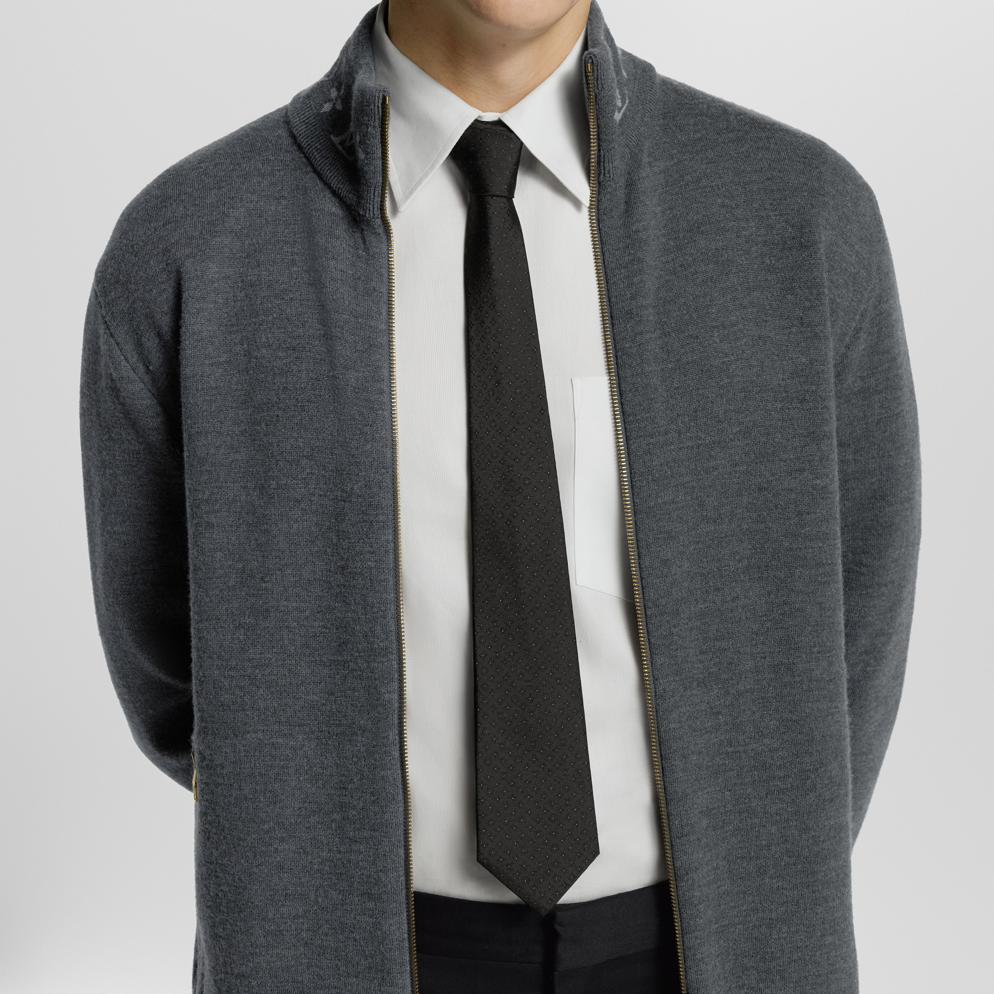 Mongram Gold Tie - 5