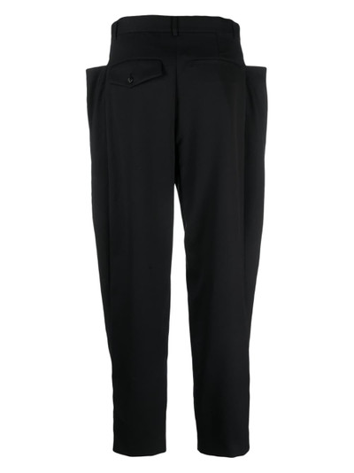 Noir Kei Ninomiya pleat-detailing tailored trousers outlook