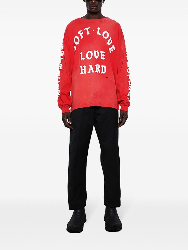 SAINT M×××××× logo-print long-sleeve T-shirt outlook