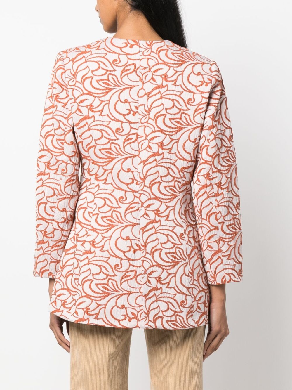 Bridget jacquard single-breasted jacket - 4