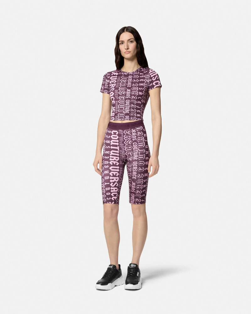 VERSACE JEANS COUTURE Logomania Bicycle Shorts outlook