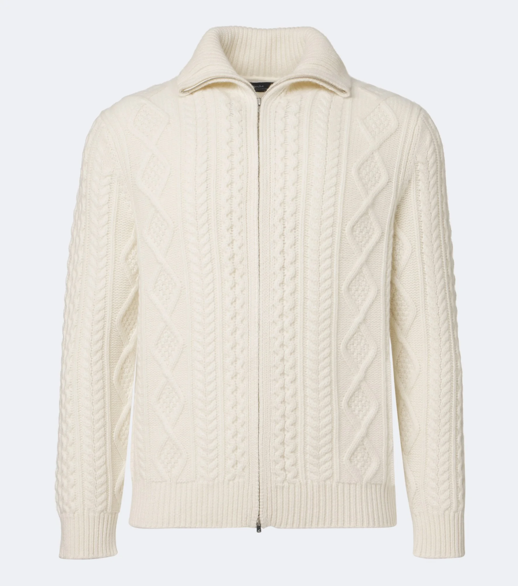 Mr Walter cable-knit cashmere cardigan - 1