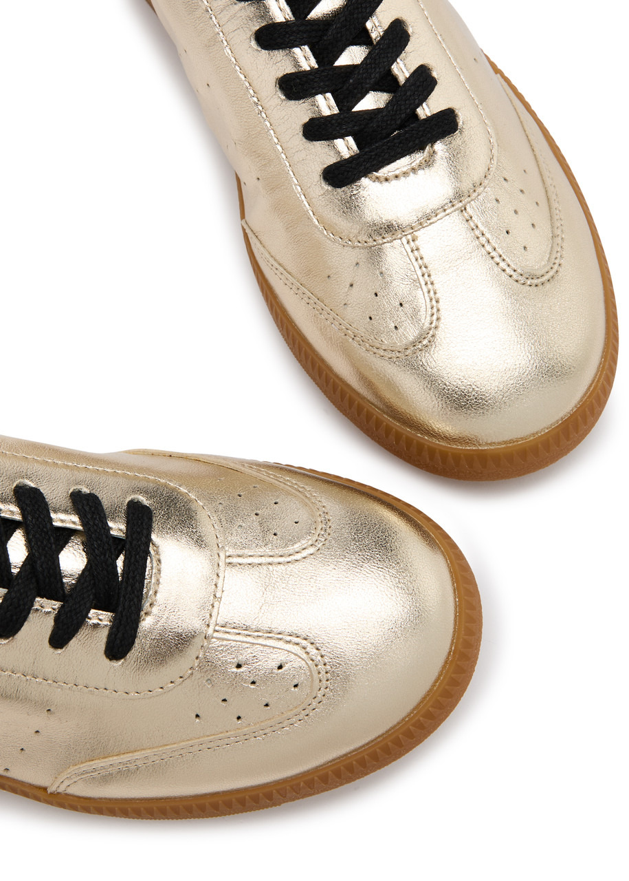 Isabel Marant étoile Kaycee Metallic Leather Sneakers - 3