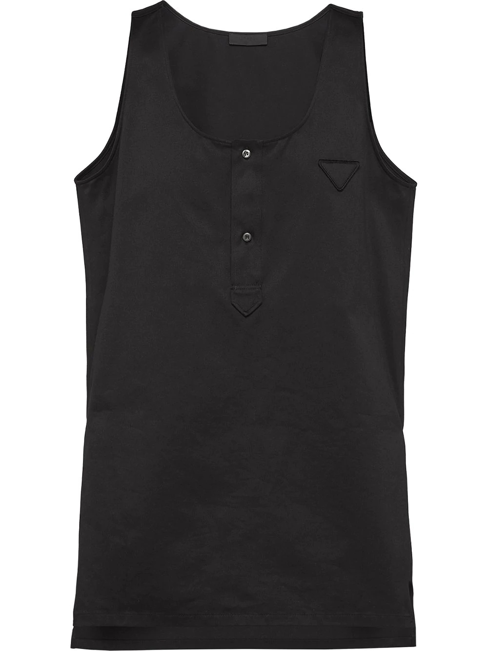 logo patch tank top - 1