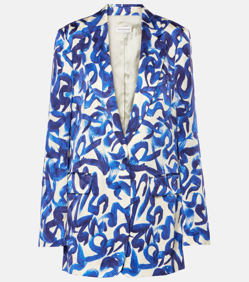 Printed blazer - 1