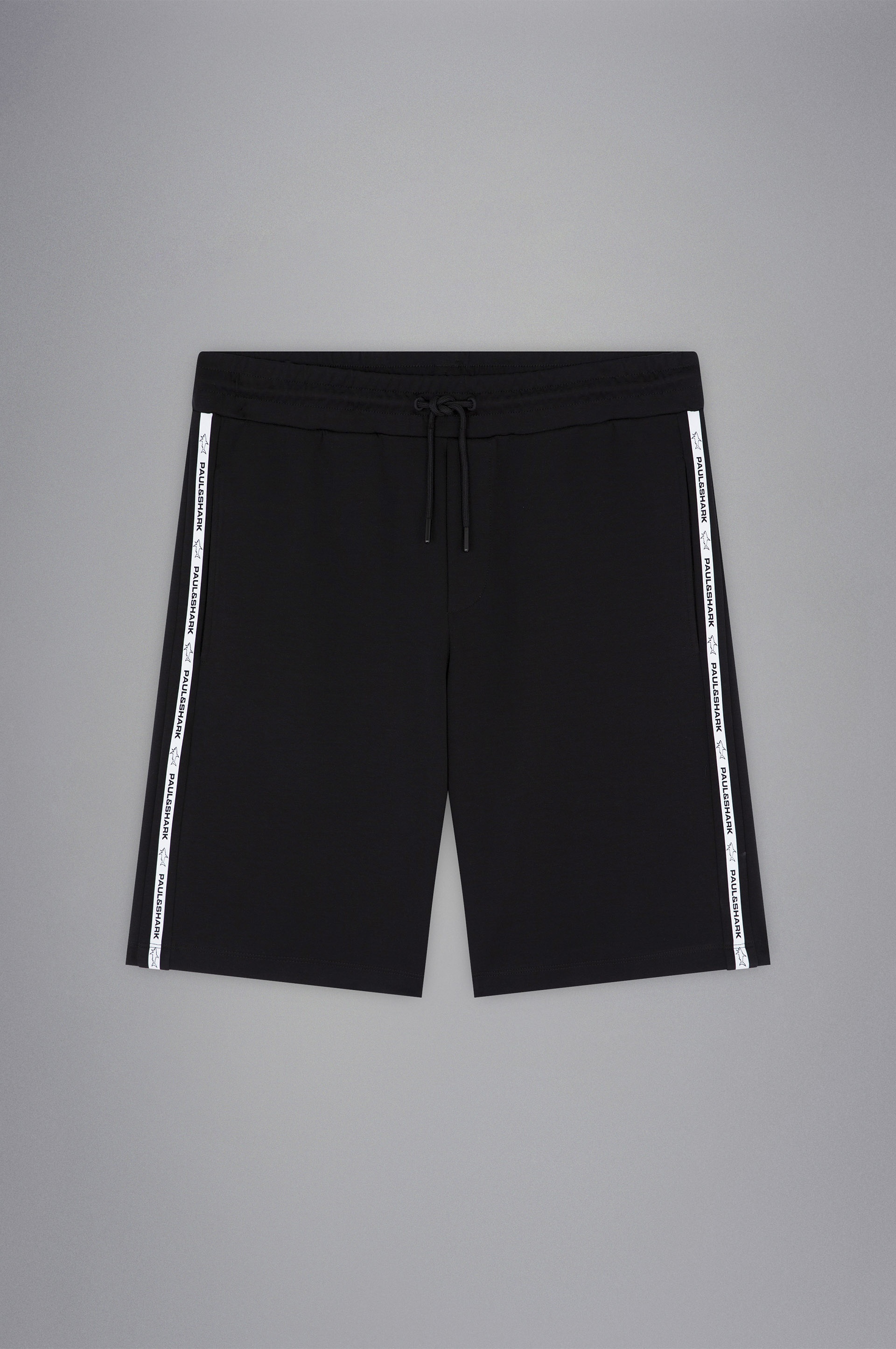 COTTON BERMUDA SHORTS WITH REFLEX PRINT - 1