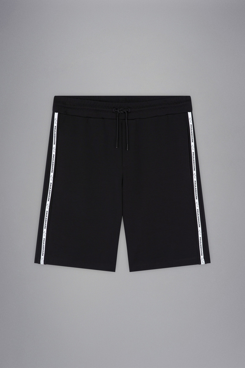 COTTON BERMUDA SHORTS WITH REFLEX PRINT 1