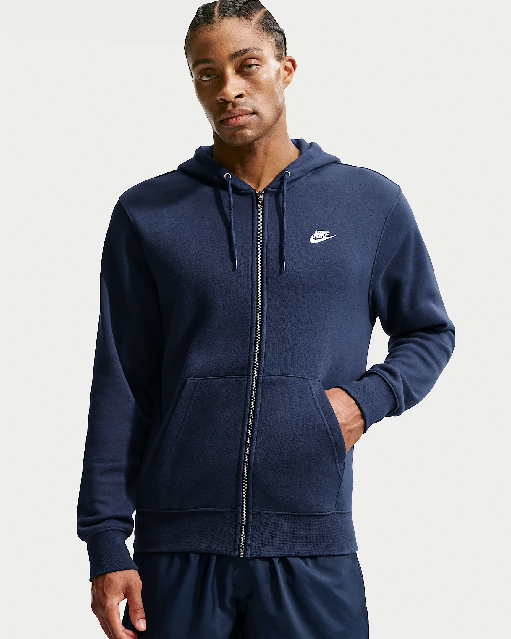 Nike Club Men's Full-Zip Fleece Hoodie - 1