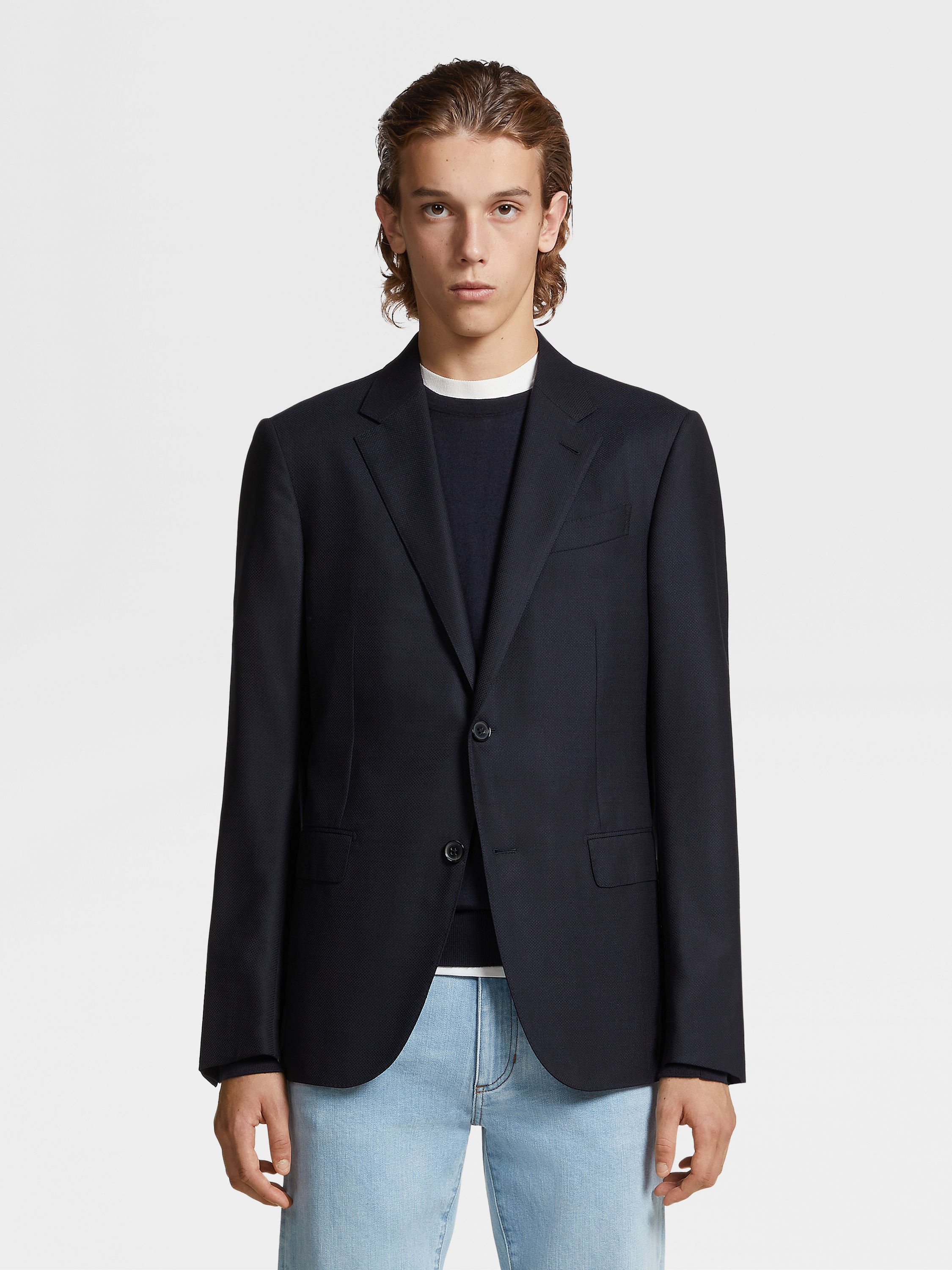 NAVY BLUE TROFEO™ COMFORT JACKET - 4
