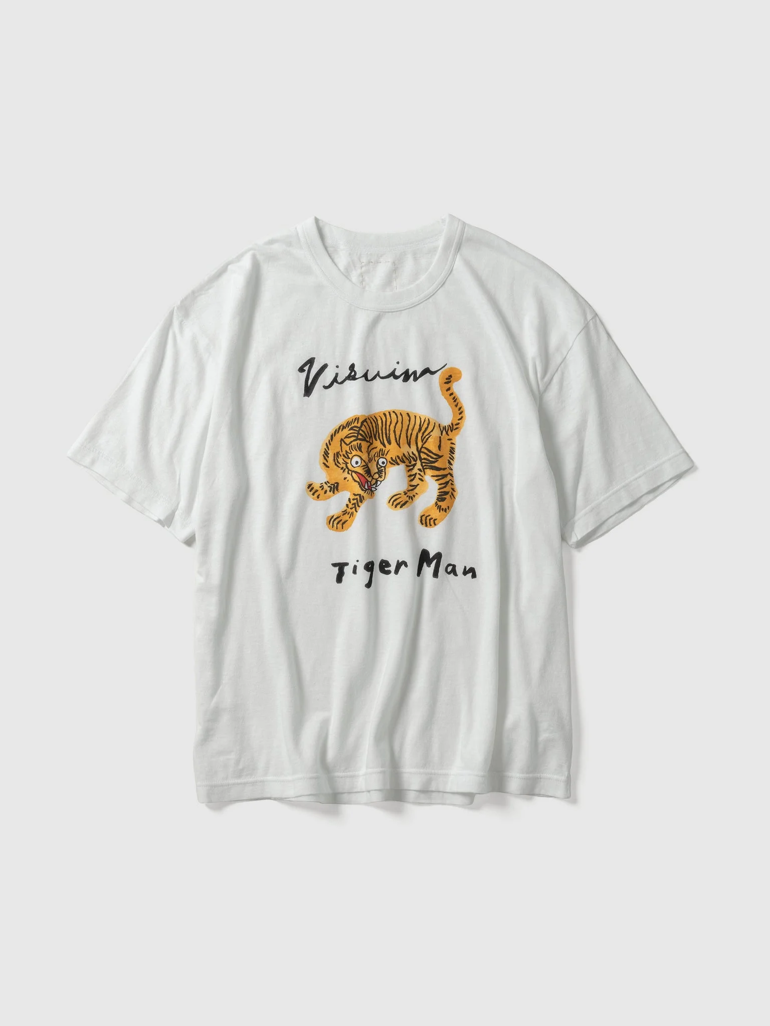 Jumbo Tee S/S Tiger Man White - 1