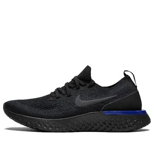 (WMNS) Nike Epic React Flyknit 'Black Racer Blue' AQ0070-004 - 1